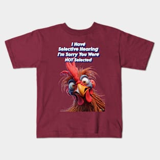 Rooster by focusln Kids T-Shirt